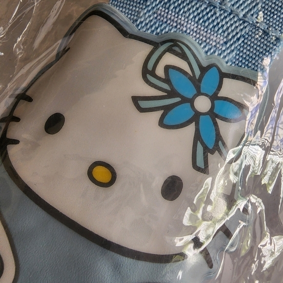 NEW Vintage Sanrio Hello Kitty Angel Blue Bag Strap Name Tag - Picture 3 of 10